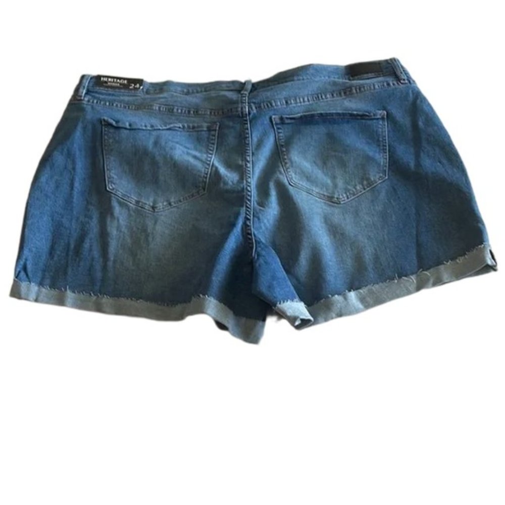 Nicole miller New York women’s jeans short heritagenomad super high rise size24 - Picture 2 of 7